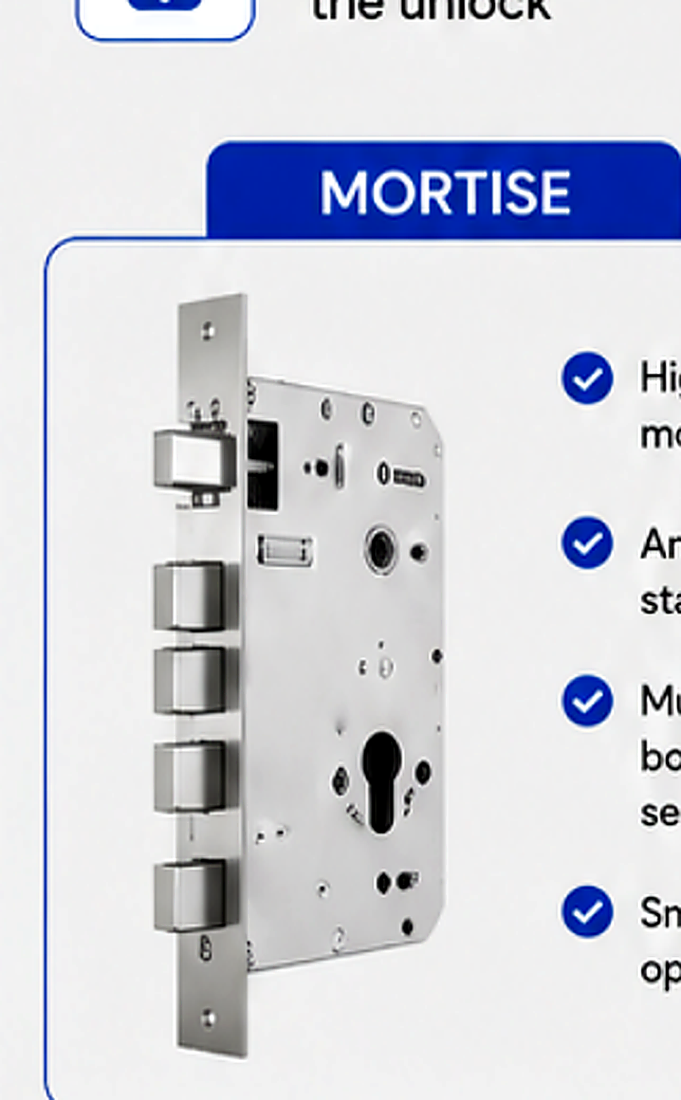 HomeTap high-strength mortise