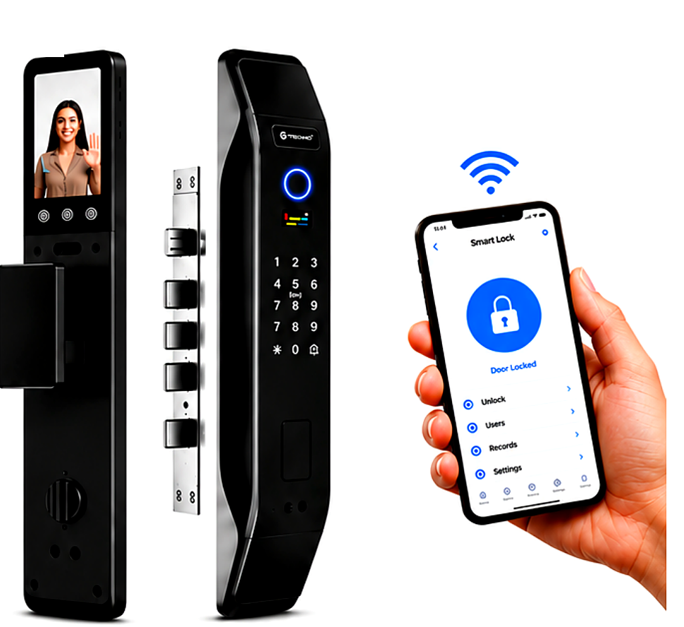 GTECHNO Luma GT-G100 smart door lock hero visual